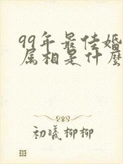 99年最佳婚配属相是什么封面