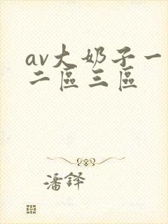 av大奶子一区二区三区