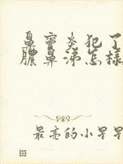 鼻窦炎犯了流黄脓鼻涕怎样治