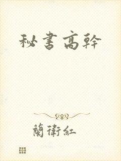 秘书高干封面