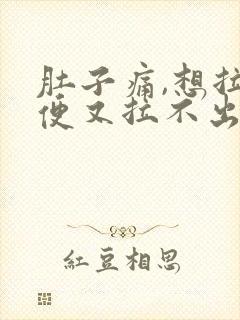 肚子痛,想拉大便又拉不出来是什么原因