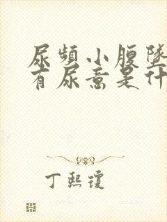 尿频小腹坠胀总有尿意是什么病?