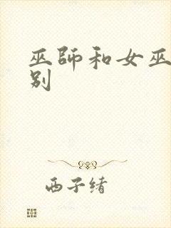 巫师和女巫的区别