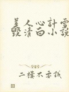 美人心计雪鸢被毁清白小说封面