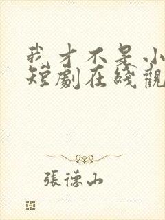 我才不是小可怜短剧在线观看