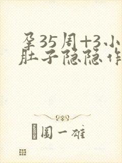 孕35周+3小肚子隐隐作痛