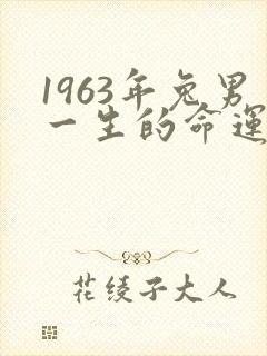 1963年兔男一生的命运详解封面