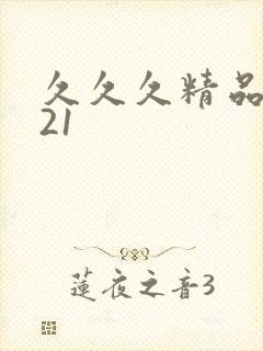 久久久精品2021封面