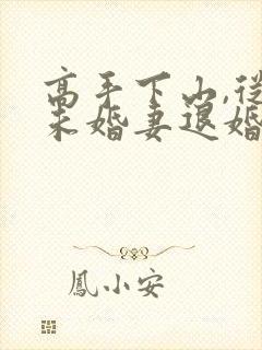 高手下山,从跟未婚妻退婚开始txt小说下载