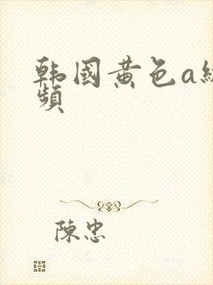 韩国黄色a级视频