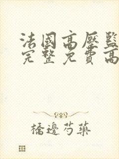 法国高压监狱2完整免费高清