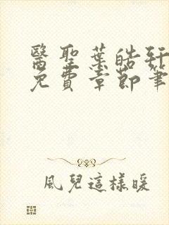 医圣叶皓轩全文免费章节笔趣