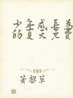 少年成长为大人的夏天免费观看封面