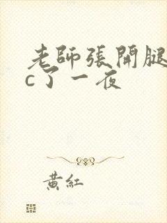 老师张开腿让我c了一夜封面