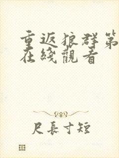 重返狼群第5集在线观看