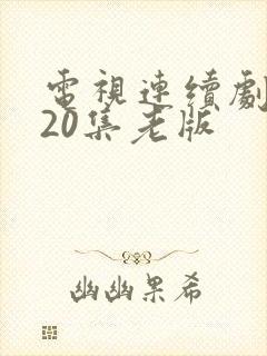 电视连续剧陈真20集老版