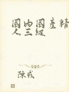 国内国产精品成人三级封面