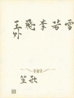 王飞李若雪 番外