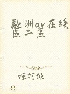 欧洲av在线一区二区