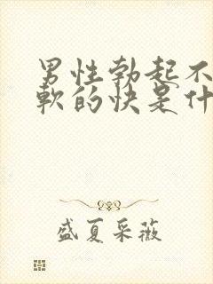 男性勃起不够硬软的快是什么原因封面