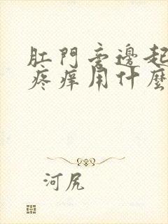 肛门旁边起疙瘩疼痒用什么药