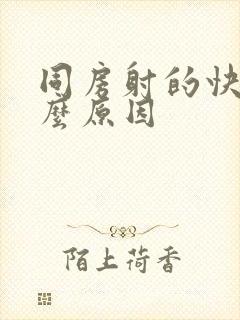 同房射的快是什么原因封面