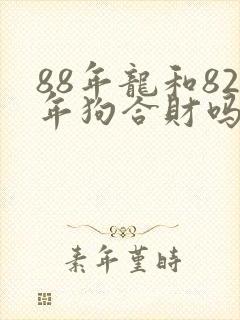 88年龙和82年狗合财吗