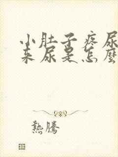 小肚子疼尿不出来尿是怎么回事