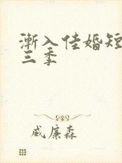 渐入佳婚短剧第三季封面