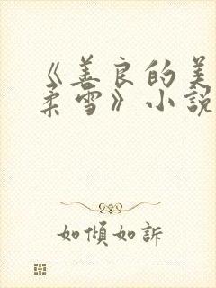 《善良的美人慕柔雪》小说封面