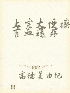 上完大便擦屁股有血还疼封面