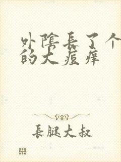 外阴长了个硬硬的大痘痒