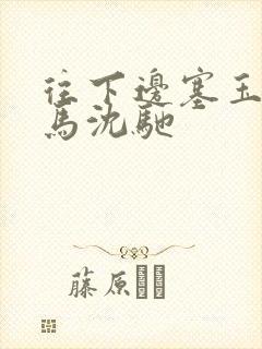 往下边塞玉器骑马沈驰