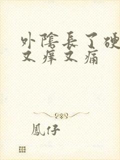 外阴长了硬疙瘩又痒又痛封面