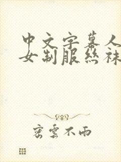 中文字幕人妻熟女制服丝袜封面