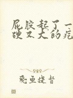 屁股起了一个又硬又大的疙瘩