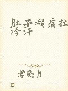 肚子超痛拉稀冒冷汗