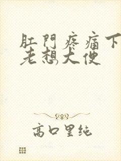 肛门疼痛下坠感老想大便