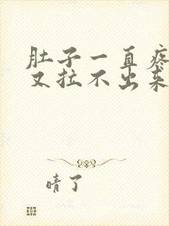 肚子一直疼大便又拉不出来