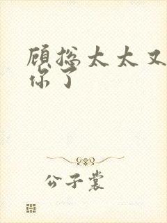 顾总太太又拉黑你了