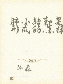 肺小结节是怎么形成的,怎样才能消除