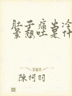 肚子痛出冷汗头晕想吐是什么原因