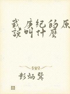 武庚纪的原著小说叫什么