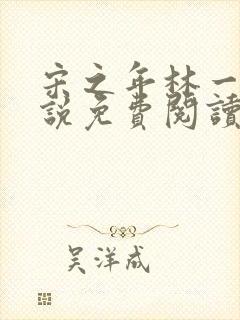 宋之年林一棠小说免费阅读最新章节封面