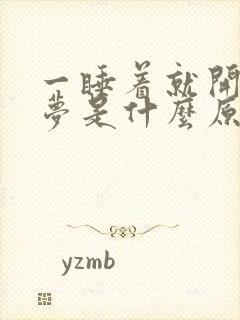 一睡着就开始做梦是什么原因