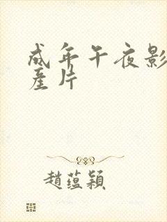 成年午夜影片国产片