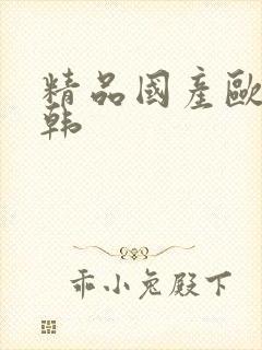 精品国产欧美日韩