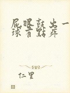 屁眼鼓出一个肉球有点疼