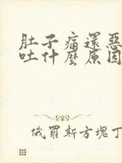 肚子痛还恶心想吐什么原因