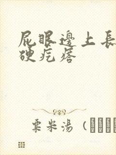 屁眼边上长了个硬疙瘩封面